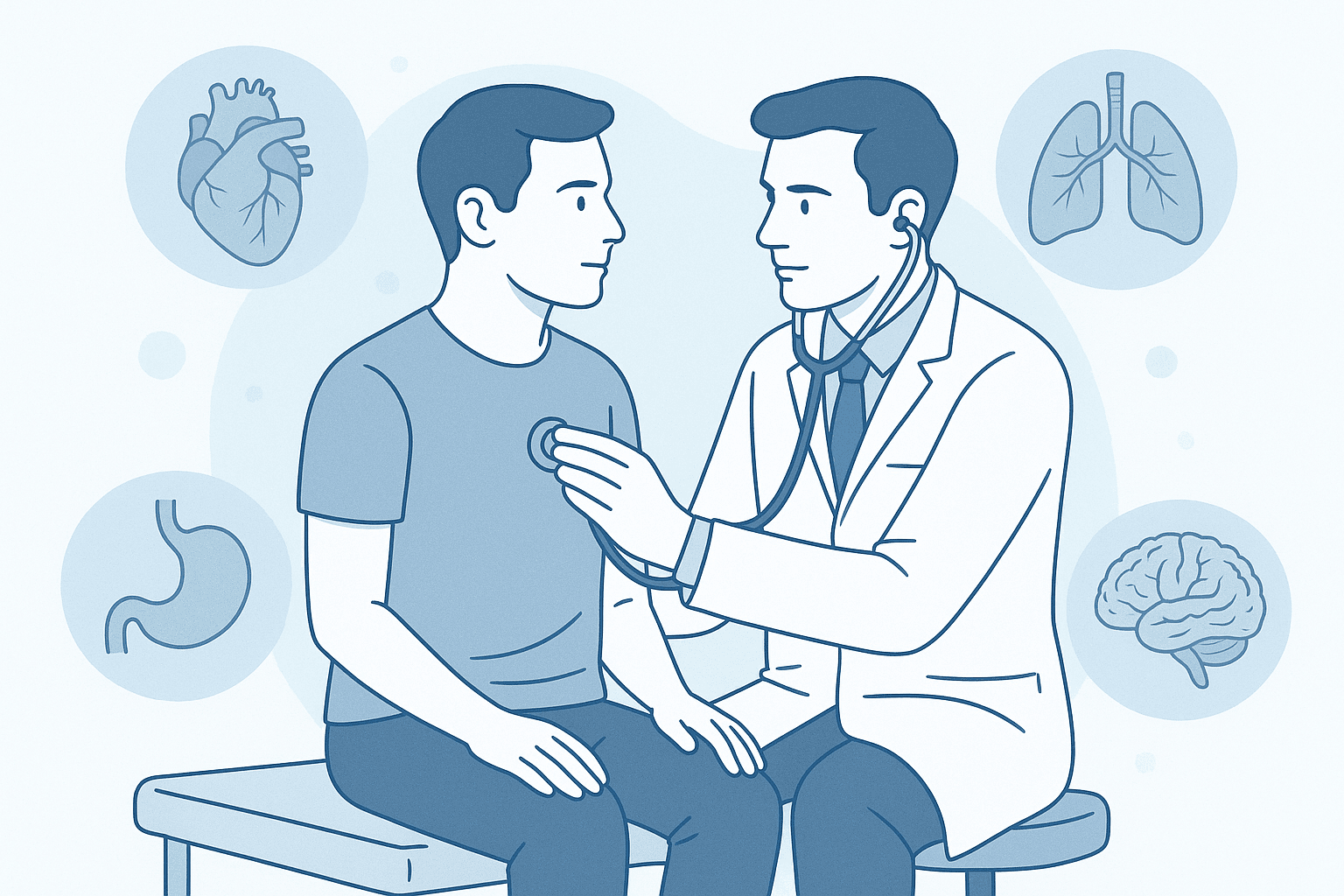 Physical Examination ที่ต้องทำให้ได้ก่อนสอบแพทย์ — ครบ 10 ระบบพร้อมจุดที่มักพลาด